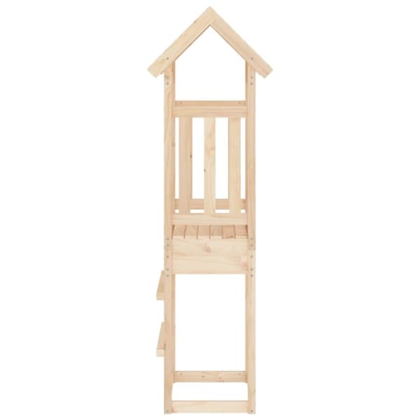 vidaXL legetårn 52,5x46,5x206,5 cm massivt fyrretræ -  Gyngestativer & legestativer