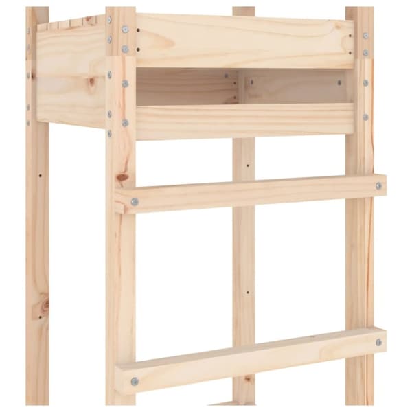 vidaXL legetårn 52,5x46,5x206,5 cm massivt fyrretræ -  Gyngestativer & legestativer