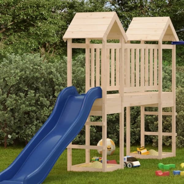 vidaXL Lektorn 53x46,5x194 cm massiv furu -  Gung- & lekplatssystem