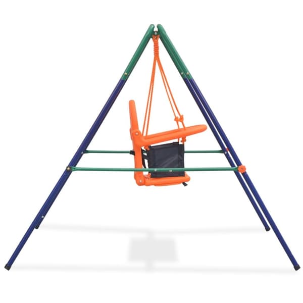 The Living Store gyngesæt med sikkerhedsele til småbørn orange -  Gyngestativer & legestativer