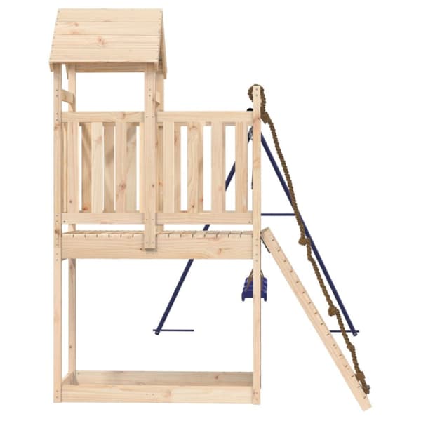 The Living Store udendørs legesæt massivt fyrretræ -  Gyngestativer & legestativer
