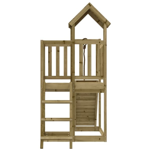 The Living Store Lektorn med klättervägg impregnerad furu -  Gung- & lekplatssystem