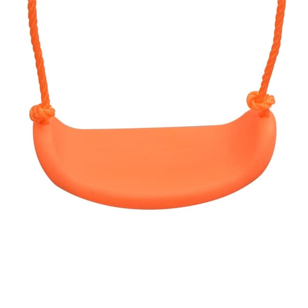 The Living Store gyngesæt med rutsjebane og 3 sæder orange -  Gyngestativer & legestativer