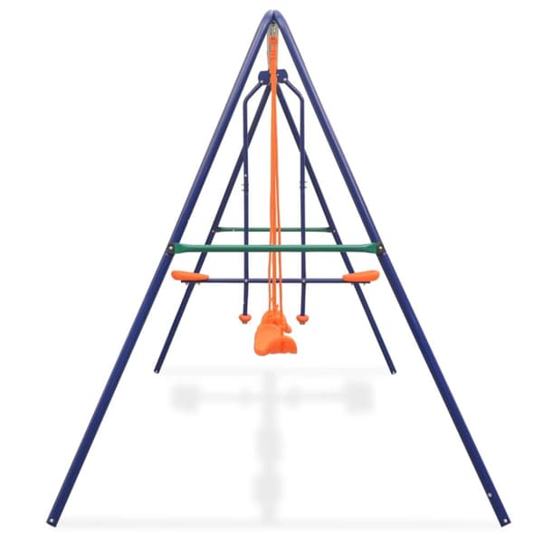 The Living Store Gungställning med 4 sitsar orange -  Gung- & lekplatssystem