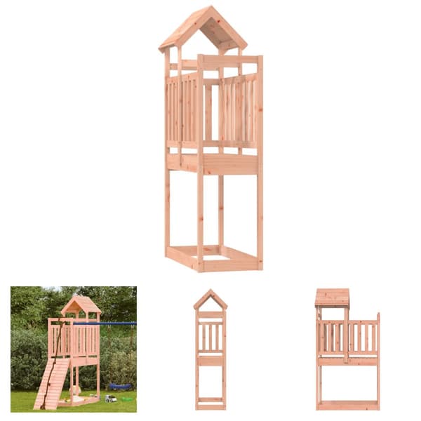 The Living Store legetårn 52,5x110,5x214 cm massivt douglasgran -  Gyngestativer & legestativer