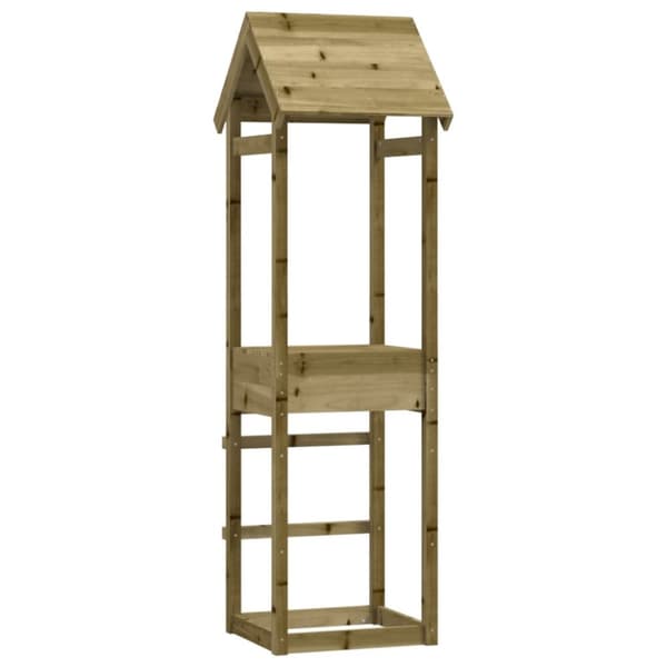 The Living Store legetårn 53x46,5x194 cm imprægneret fyrretræ -  Gyngestativer & legestativer