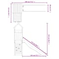 Pikkukuva 11 / 11: Ulkoleikkikeskus kyllästetty mänty - Ulkoleikkikeskus - Ulkoleikkikeskukset - Home & Living