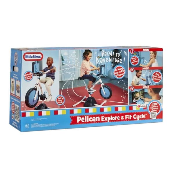 Pelican Indoor Training Bike - Little Tikes - För barn i åldrarna 3 till 7
