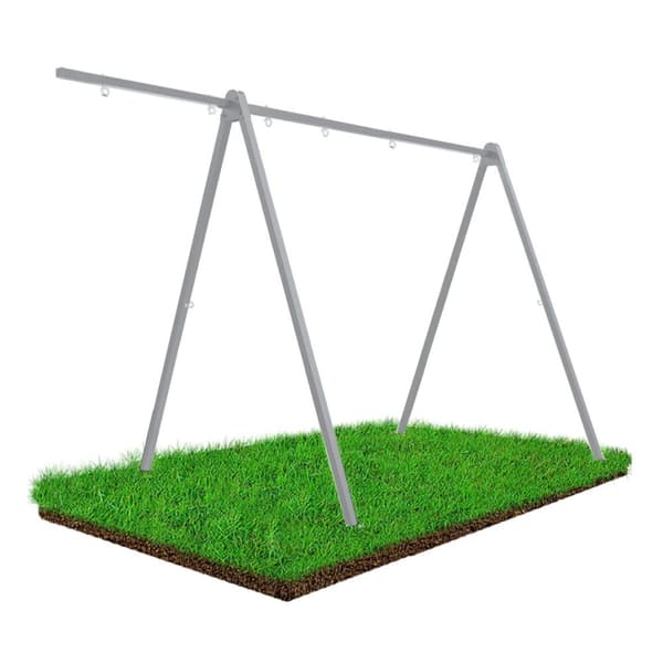 Delivery Bar Metallinen Puutarhakeinu - Tyylikäs, Kestävä, 150 kg Kantavuus