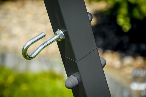 Raskaskäyttöinen puutarhahammock-teline - 220 kg kantavuus, teräsrunko täydelliseen rentoutumiseen