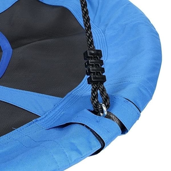 XL Ulkokäyttöön tarkoitettu riippukeinu - 110 cm halkaisija, UV-säteilyltä suojattu, usealle lapselle sopiva