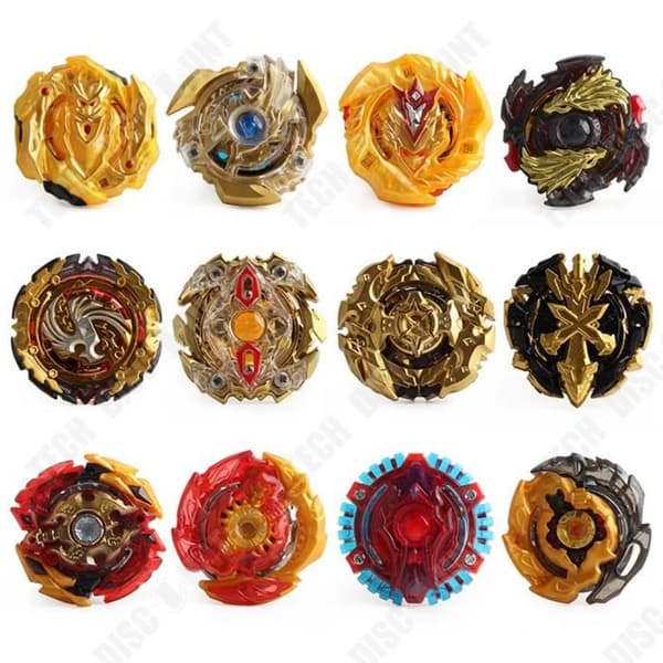TD® 17 delar Gold Edition Burst Top Toy Toolbox Burst Top Toy förvaringsfodral för barn