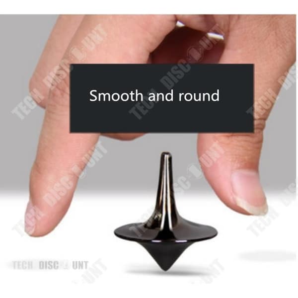 TD® Non-Vibration Precision Gyroscope - Teknisk rabatt - Svart Silver - Dekompressionsleksak för vuxna