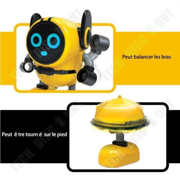 TD® Gyro bil Xiaobao draglinjal Gyro Mekanisk tröghetsleksaksbil Robot Kraftkontroll draglinjal Gyro