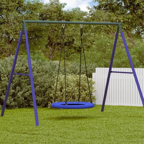 Hängmatta Blå Ø 100 cm 100 kg Oxford Tyg