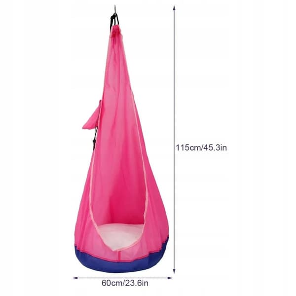 HAVEGYNGE HJEMMEKOKOON TIL BØRN HÆNGESTOL SÆDE PINK
