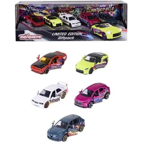 MAJORETTE - Gåvoset - Gåvoset SL 11 5Pcs - Samlarfordon