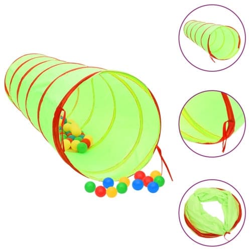 Lektunnel grön 175 cm polyester