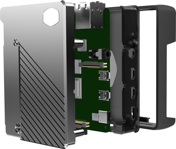 Cooler Master PI Case 40 V2 kabinet, metallisk grå/sort