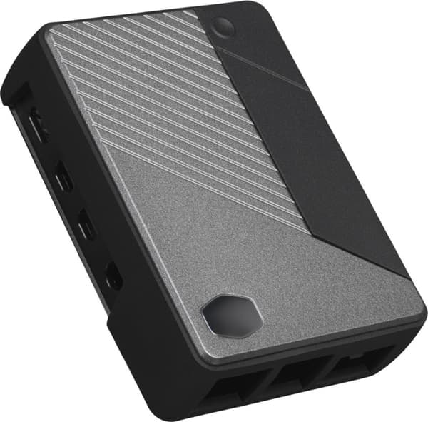 Cooler Master PI Case 40 V2 kabinet, metallisk grå/sort Sort, Grå