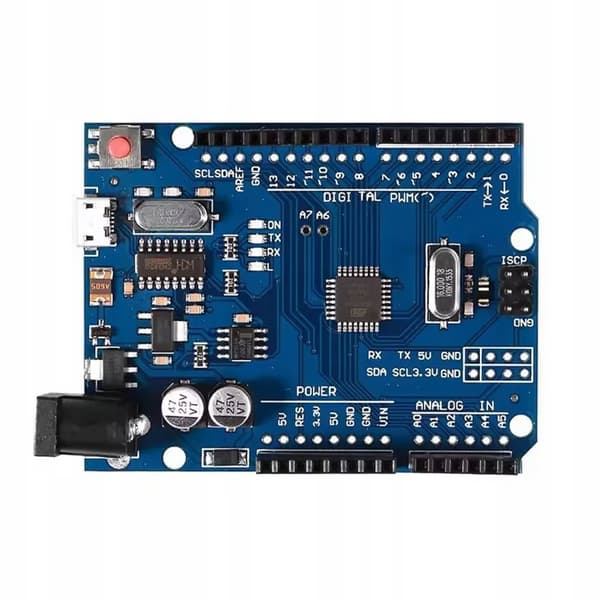 ACS A1 ATMEGA328 AVR mikro-USB-modul til Arduino UNO R3 med Goldpin-strimmel