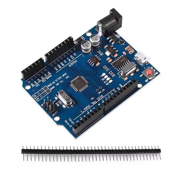 ACS A1 ATMEGA328 AVR mikro-USB-modul til Arduino UNO R3 med Goldpin-strimmel