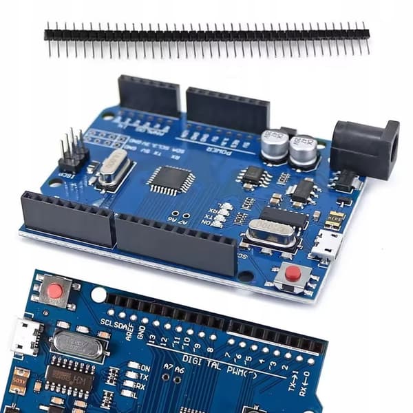ACS A1 ATMEGA328 AVR mikro-USB-modul til Arduino UNO R3 med Goldpin-strimmel