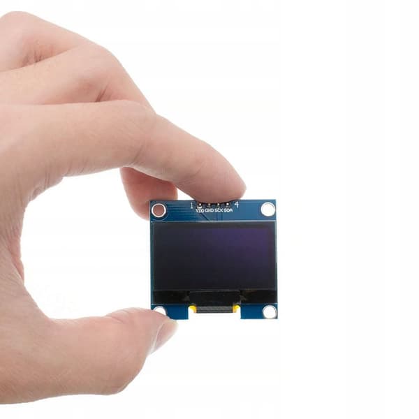 Rosfix OLED-displaymodul 0,96" 4-bens hvid