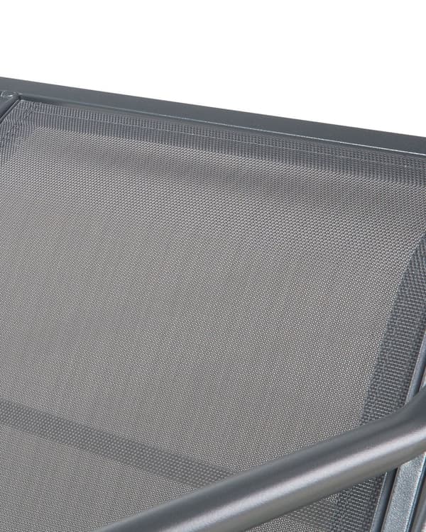 Trädgård Hängsoffa Grå Stålram 3-sits