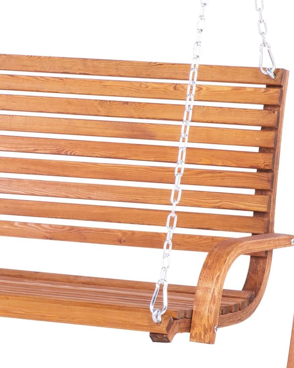 Trädgård Hängsoffa Lärkträ Utomhus 2-sits Fristående