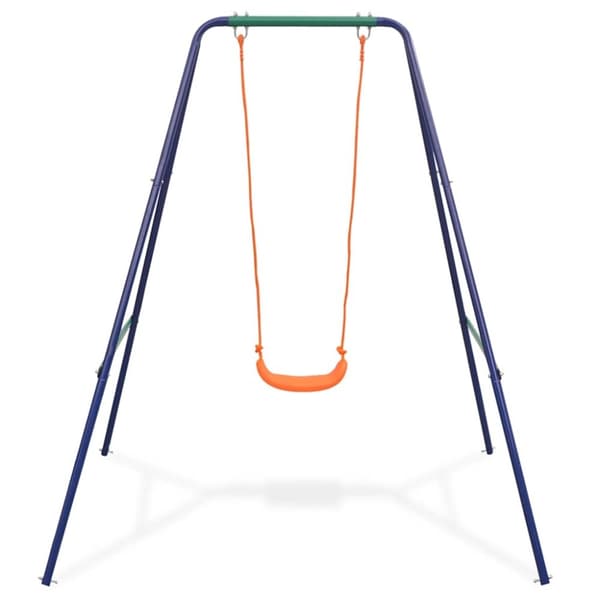 vidaXL 2-i-1 gynge og babygynge orange