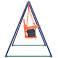 Miniatyrbillede 7 af 11: vidaXL 2-i-1 gynge og babygynge orange