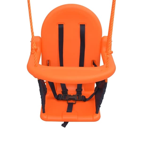 vidaXL 2-i-1 gynge og babygynge orange