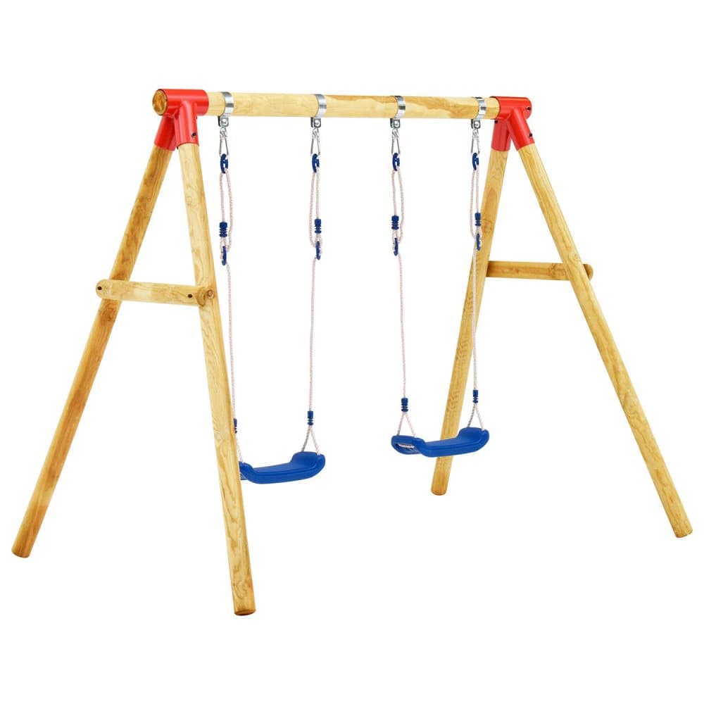 vidaXL Gungställning 230x130x166 cm furu