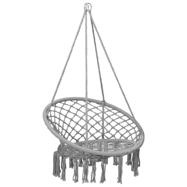 vidaXL Riippumattokeinu 80 cm harmaa