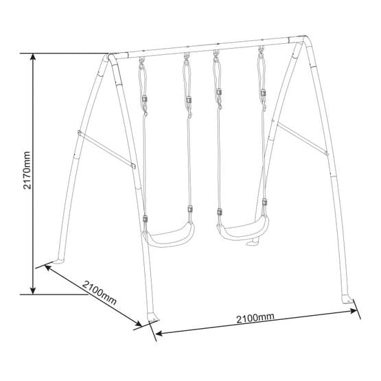 Axi - Metal Swing - Dobbelt