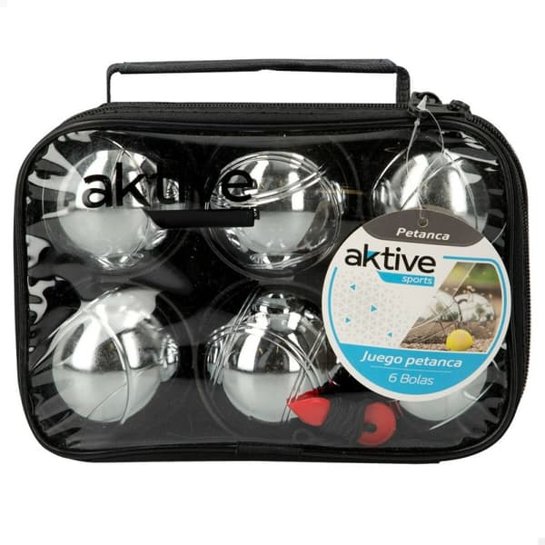 Boule-Sæt Aktive 6 Bolde Metal Forkromet stål (4 enheder)