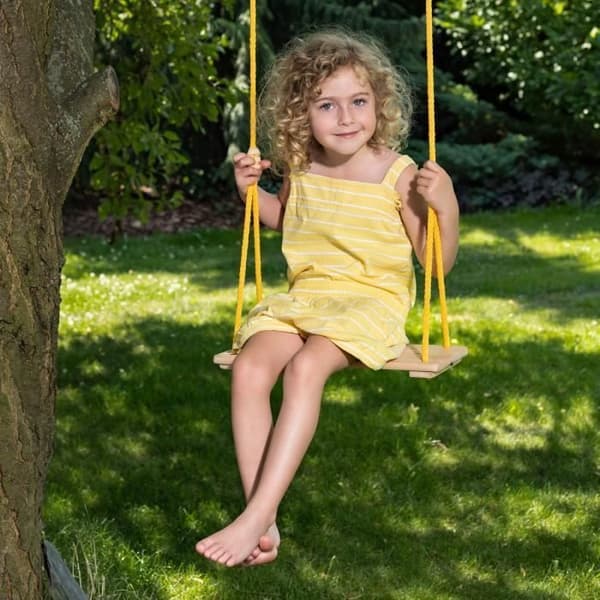 Naturlig trägunga SWING - Träsits - Upp till 50 kg