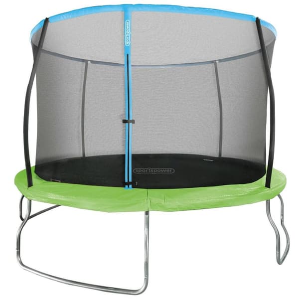 Juniortrampolin med sikkerhedsnet Aktive 366 x 266 x 366 cm