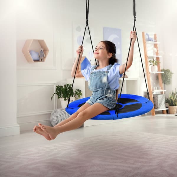 Redegynge til børn Ø100 cm blå/sort af polyester
