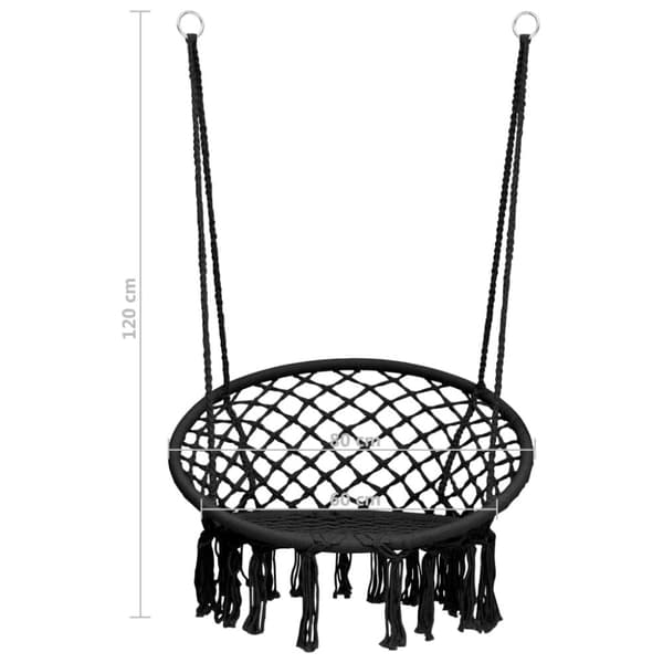 Hängmatta 80 cm antracit