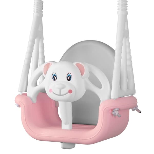 Ricokids 3i1 bamsespandgynge, pink