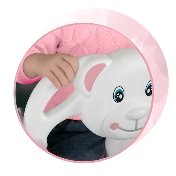 Ricokids 3i1 bamsespandgynge, pink