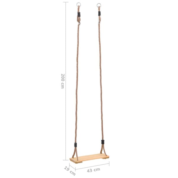 Lautakeinu 200 cm täysi mänty