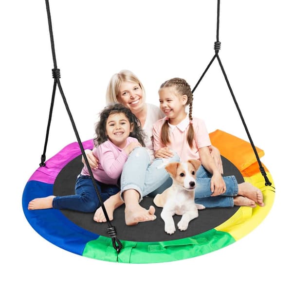 Swingo XXL storkeredegynge, flerfarvet, 95 cm