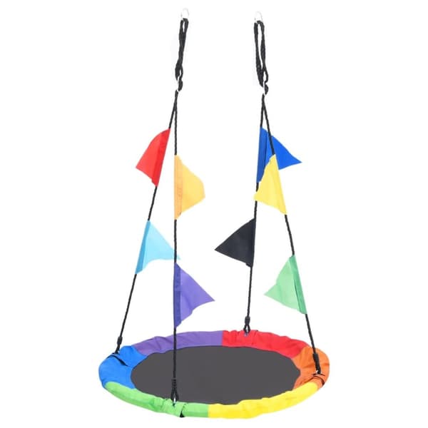 vidaXL Gunga med flaggor 100 cm - Gungor