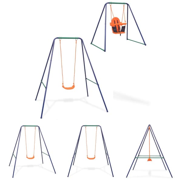 The Living Store 2-i-1 gynge og babygynge orange -  Gynger
