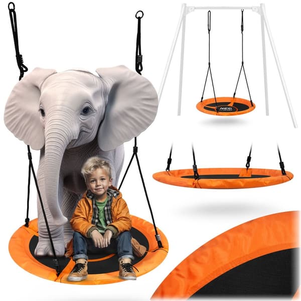 Swingo XXL storkerede gynge orange 95 cm