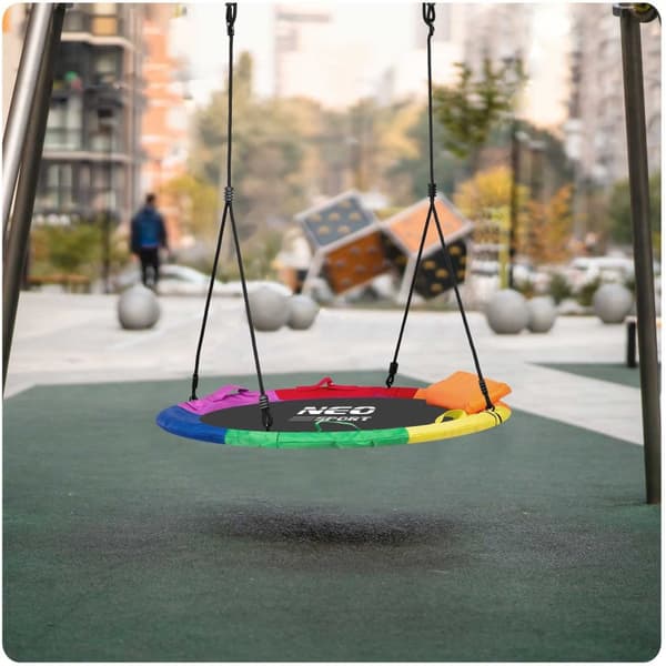 Swingo XXL flerfarvet storkerede gynge 110 cm
