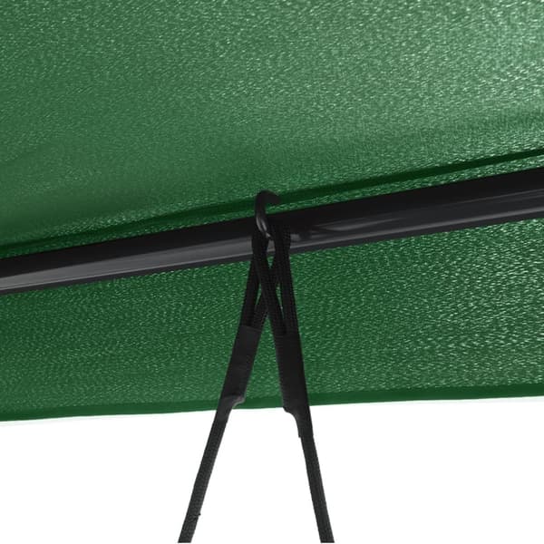Hammock med tak grön stål